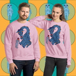 A Friend In Need. Buy this light pink soft and comfy crewneck sweatshirt featuring weird and original artwork from Danica Daydreams.