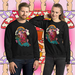 Snail Gardens. Buy this black soft and comfy crewneck sweatshirt featuring weird and original artwork from Danica Daydreams.