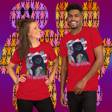 The Peepstar Life. Buy this red soft graphic tee shirt featuring weird and original artwork from Danica Daydreams.