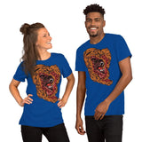 Bear Trap. Buy this true royal blue soft graphic tee shirt featuring original artwork from Danica Daydreams.