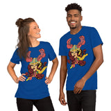 Warrior Empress. Buy this true royal blue soft graphic tee shirt featuring original artwork from Danica Daydreams.