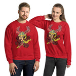 Warrior Empress. Buy this red soft and comfy crewneck sweatshirt featuring original artwork from Danica Daydreams.