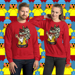 Joyful Company. Buy this red soft and comfy crewneck sweatshirt featuring original artwork from Danica Daydreams.