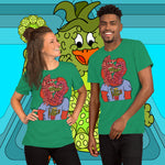 Late Night Crunch. Buy this green soft graphic tee shirt featuring weird and original artwork from Danica Daydreams.