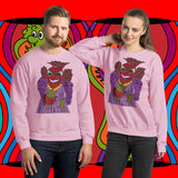 Royal Feast. Buy this light pink soft and comfy crewneck sweatshirt featuring weird and original artwork from Danica Daydreams.