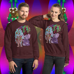 Water Melodies. Buy this maroon soft and comfy crewneck sweatshirt featuring weird and original artwork from Danica Daydreams.